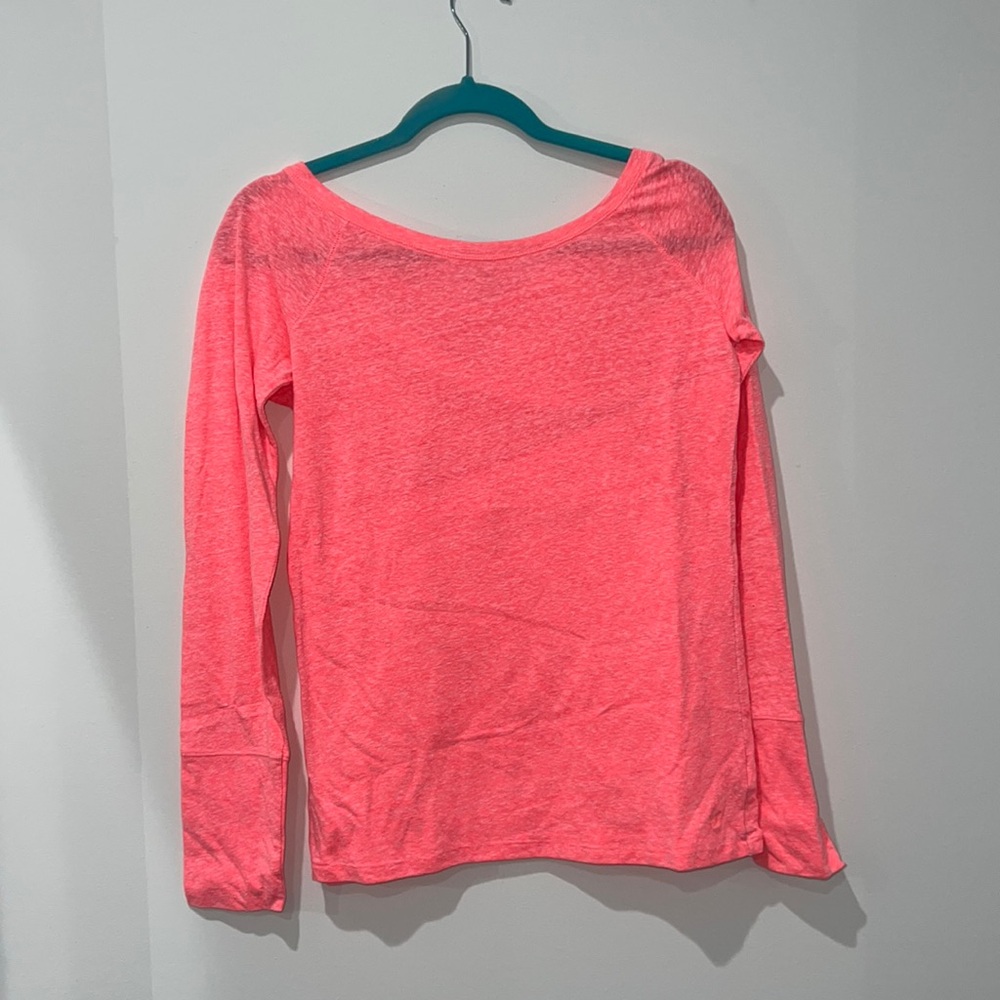 American Eagle Outfitters Pink Long Sleeve Tee